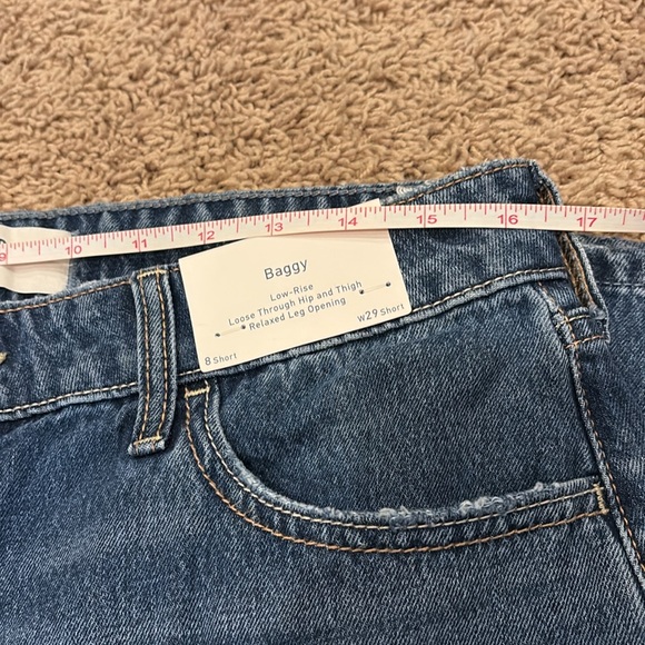 Hollister Low-Rise Dark Wash Baggy Jeans - Picture 7 of 8